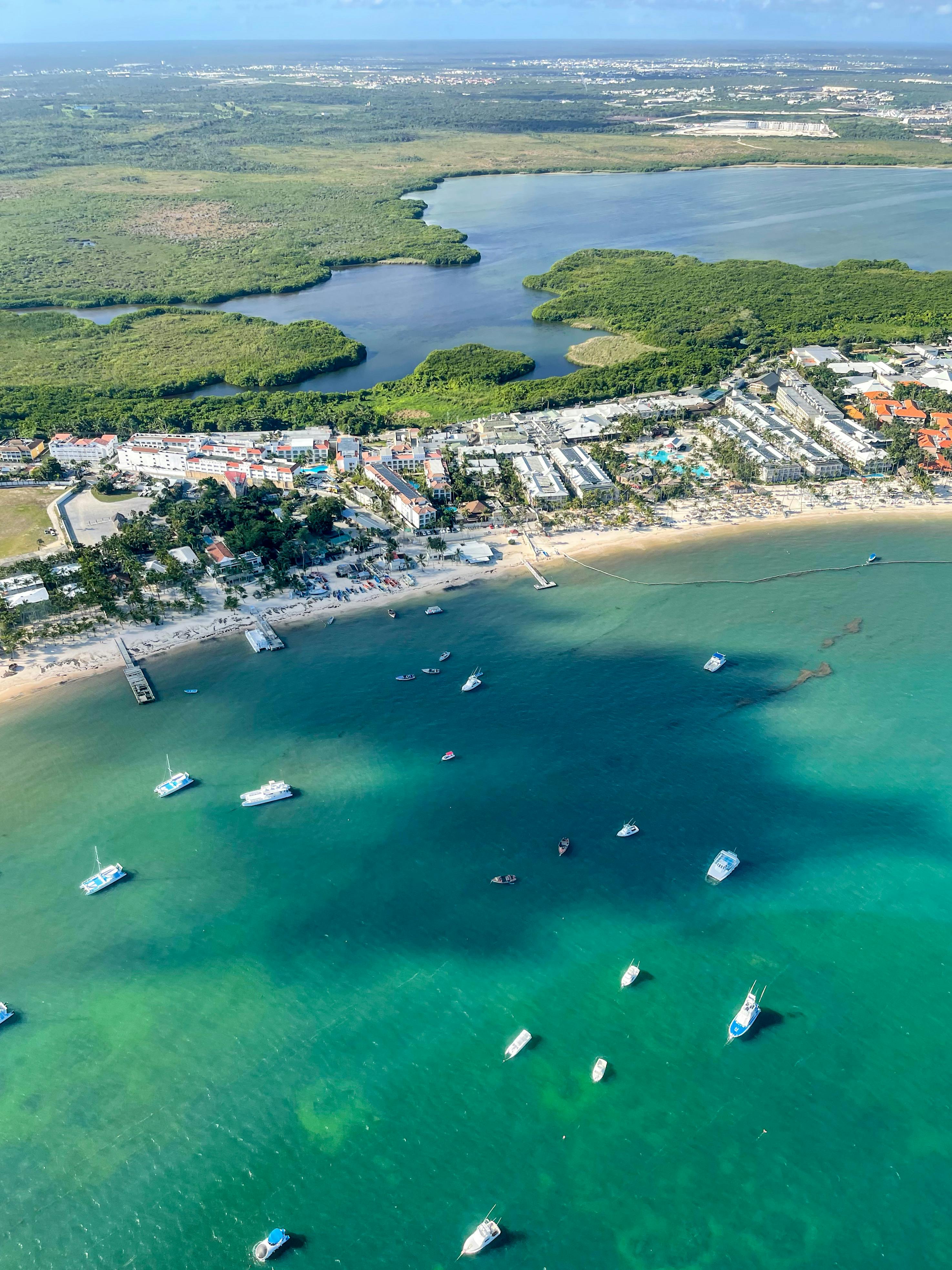 Aerial Tropical Coastline
